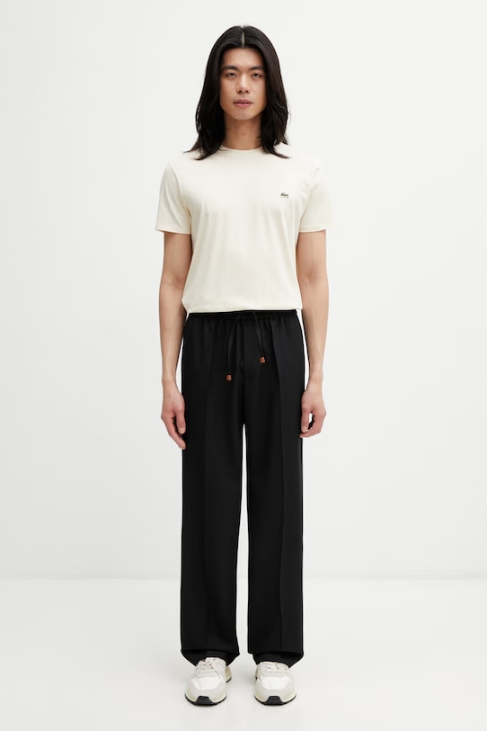 Lacoste тениска от памук мъжка TH6709 бежов