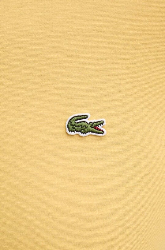 Lacoste t-shirt bawełniany TH6709 żółty