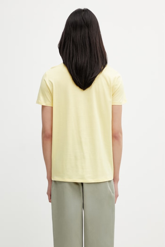 Oblečenie Lacoste tričko bavlnené pánske TH6709 žltá