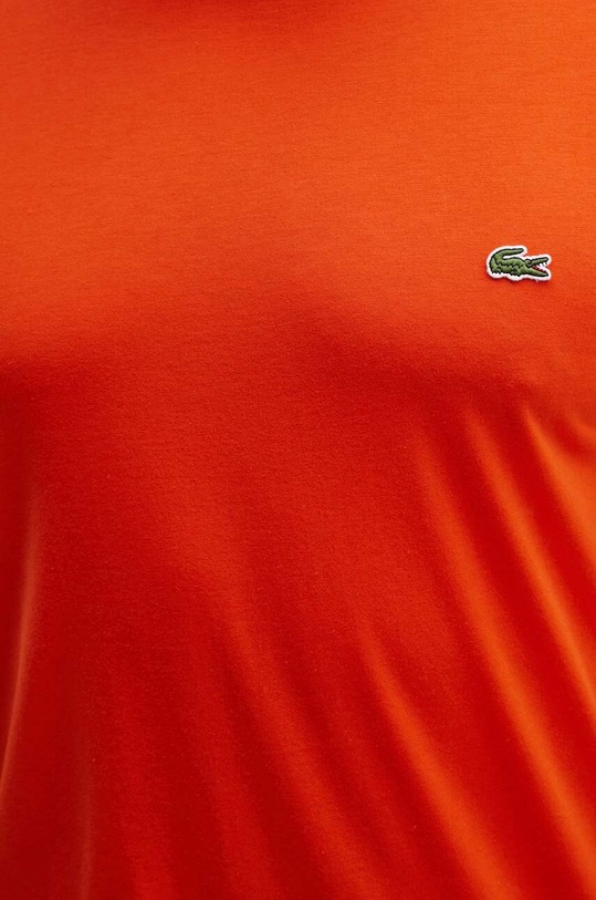 Bavlnené tričko Lacoste TH6709 oranžová