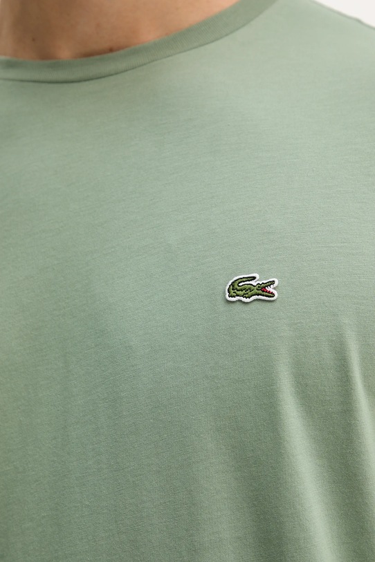 Lacoste t-shirt bawełniany TH6709 zielony