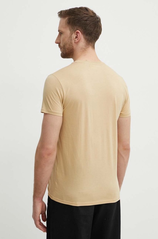 Odzież Lacoste t-shirt bawełniany TH6709 beżowy