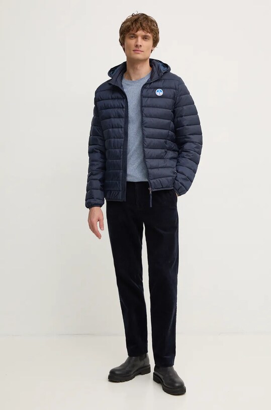 Lacoste tricou din bumbac TH6709 albastru SS25