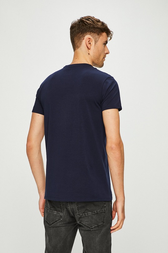 Oblečenie Lacoste tričko pánske bavlnené TH6709 tmavomodrá