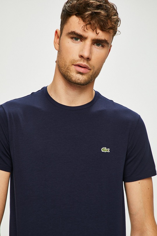 Lacoste tričko pánske bavlnené tmavomodrá TH6709