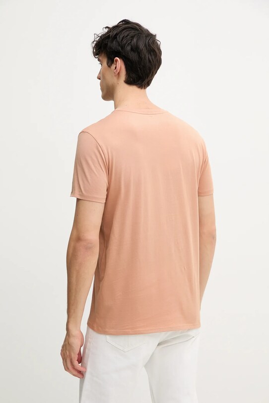 Îmbrăcăminte Lacoste tricou din bumbac TH6710 portocaliu