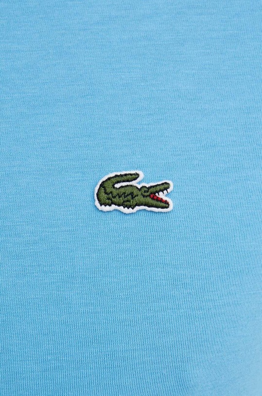 Bavlnené tričko Lacoste TH6710 modrá