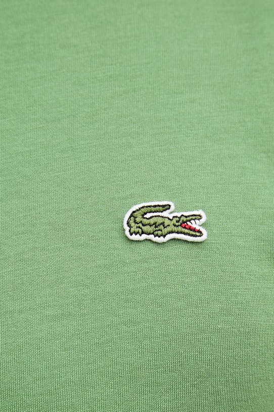 Lacoste T-shirt męski bawełniany TH6710 zielony