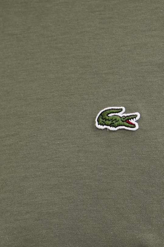 Bavlnené tričko Lacoste TH6710 zelená
