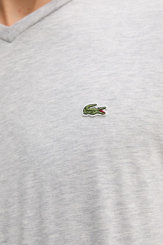 Lacoste t-shirt bawełniany TH6710 szary