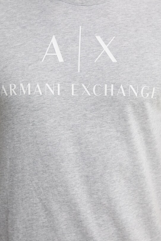 Armani Exchange tricou 8NZTCJ.Z8H4Z gri