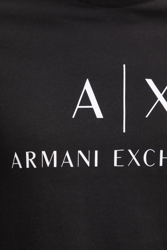 Armani Exchange tricou 8NZTCJ.Z8H4Z negru