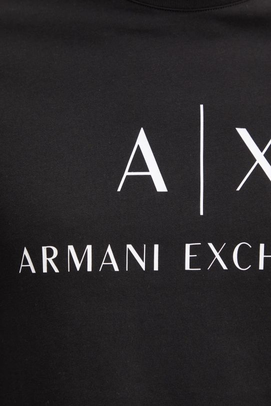 Armani Exchange tricou 8NZTCJ.Z8H4Z negru