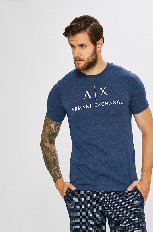 Tričko Armani Exchange modrá 8NZTCJ.Z8H4Z