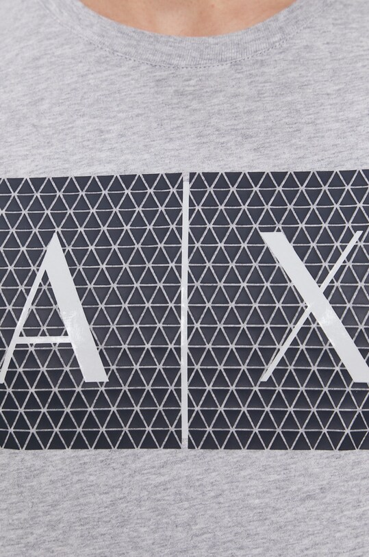 Bavlněné tričko Armani Exchange 8NZTCK.Z8H4Z šedá