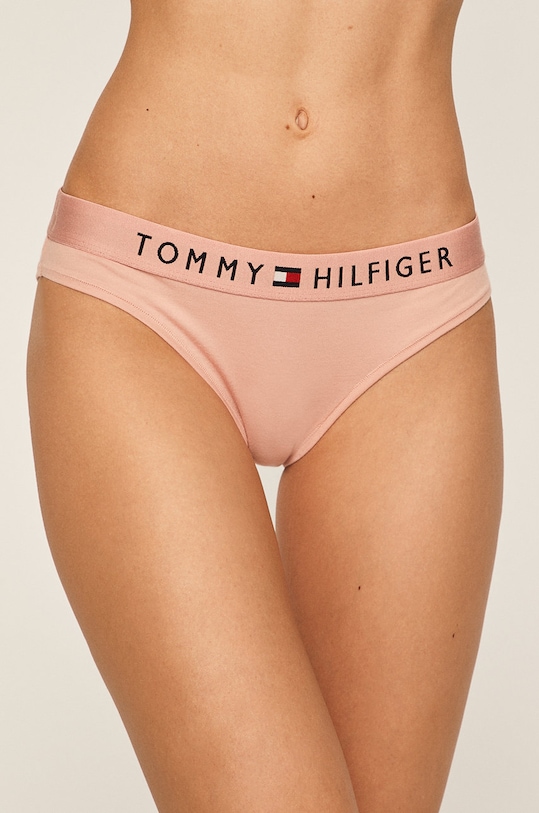 Tommy Hilfiger - Σλιπ ύφασμα ροζ UW0UW01566