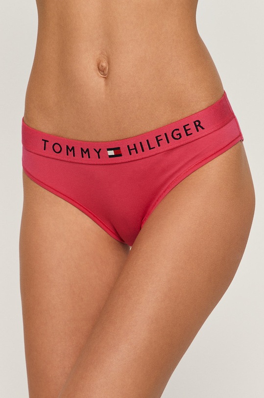 Tommy Hilfiger - Σλιπ ύφασμα ροζ UW0UW01566
