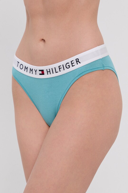 Tommy Hilfiger - Nohavičky nohavičky tyrkysová UW0UW01566