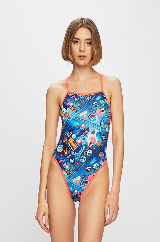 Speedo - Fürdőruha mintás kék 11725