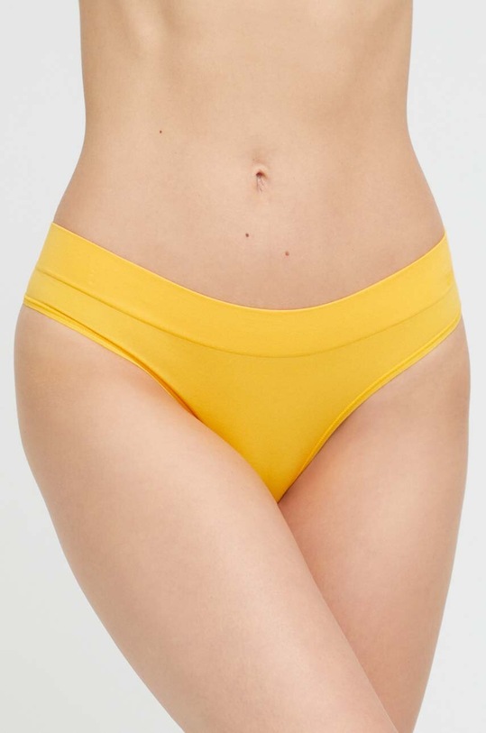 Dkny stringi stringi żółty DK5016