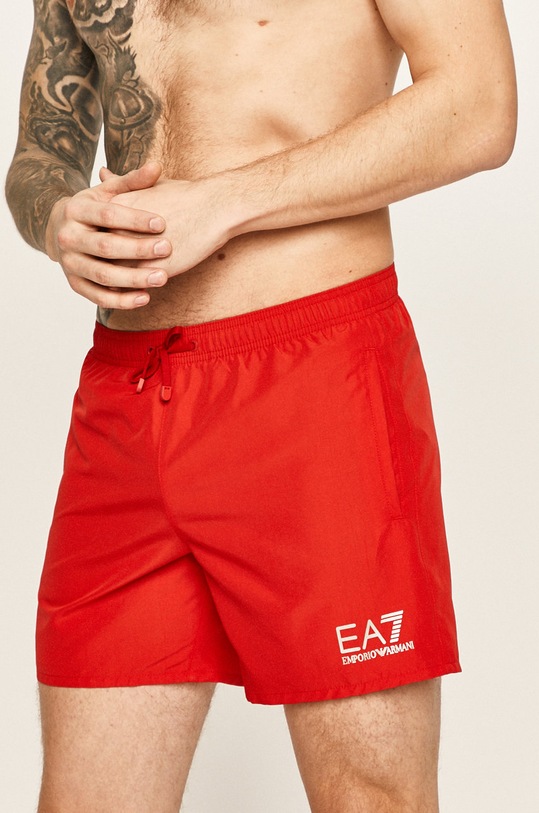 EA7 Emporio Armani - Шорти за плуване червен CC721.902000