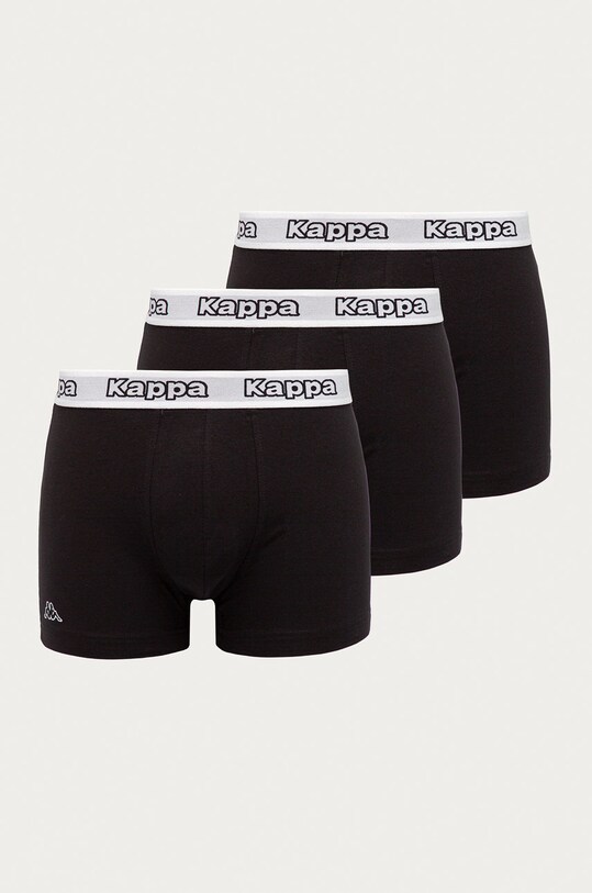 Kappa - Bokserki (3-pack) bawełna czarny 702544