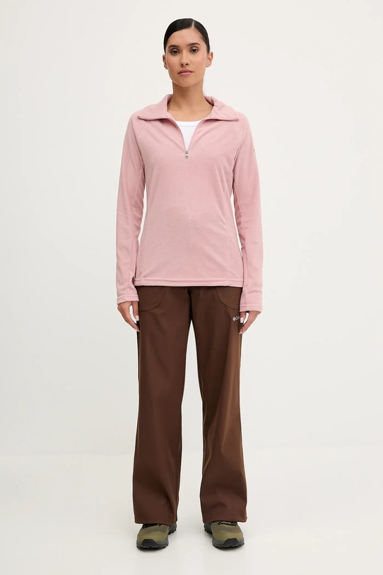 Αθλητική μπλούζα Columbia Glacial IV 1802201 ροζ AW25