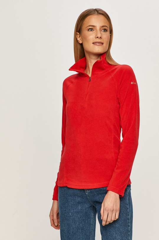 Columbia bluza sportowa Glacial IV bez kaptura czerwony 1802201