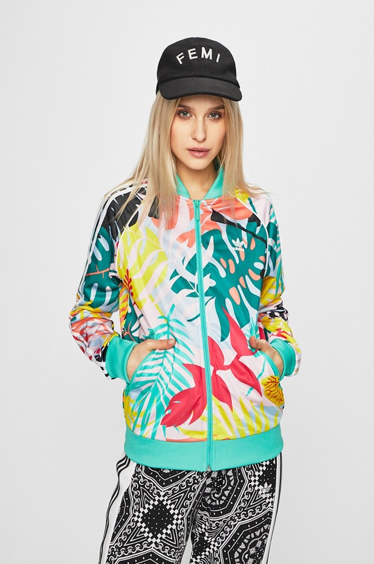 adidas Originals - Mikina FH7991 bez kapucne viacfarebná FH7991