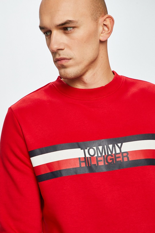 Tommy Hilfiger - Mikina MW0MW09067 červená