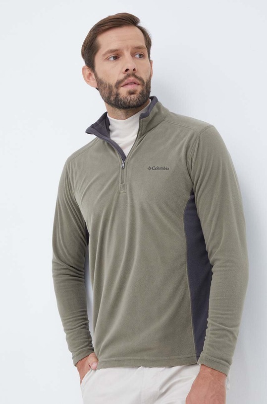 Columbia bluza sportowa Klamath Range II bez kaptura zielony 1352472