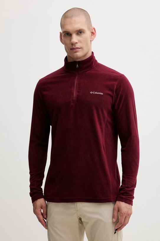 Columbia bluza sportowa Klamath Range II bez kaptura bordowy 1352472