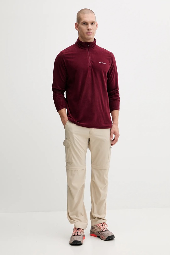 Columbia bluza sportowa Klamath Range II 1352472 bordowy AW25