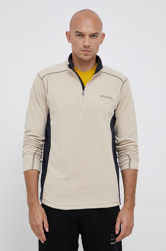 Columbia bluza sportowa Klamath Range Ii bez kaptura beżowy 1352472