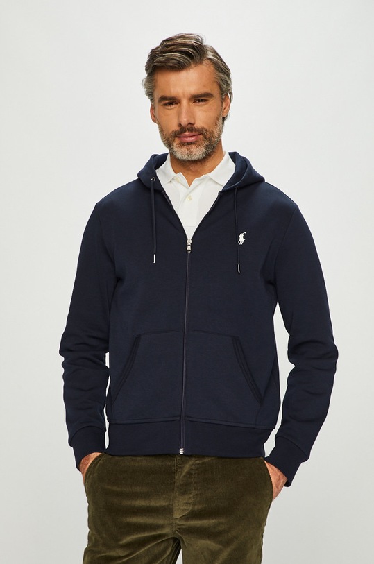 Polo Ralph Lauren - Mikina s kapucňou tmavomodrá 710652313008