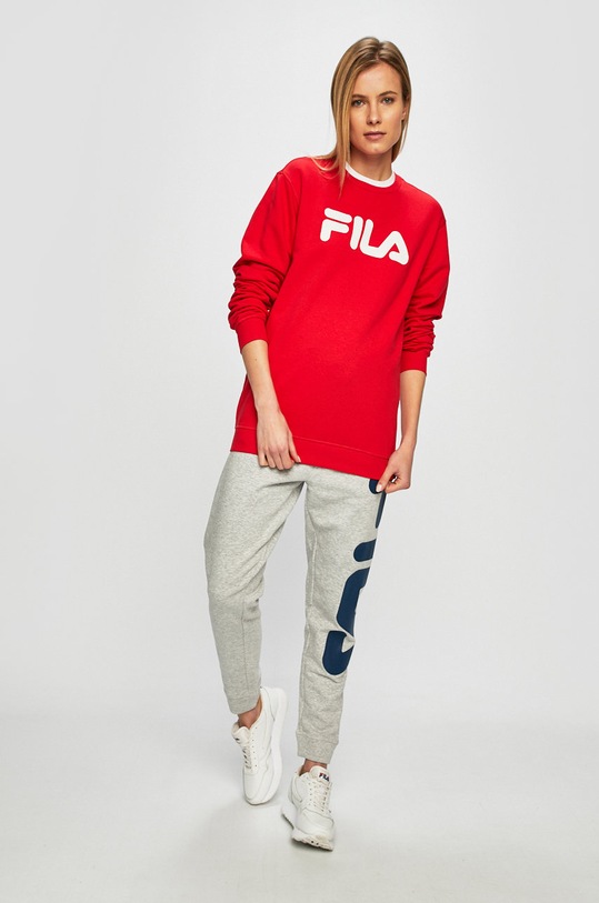Odzież Fila - Bluza 681091 czerwony