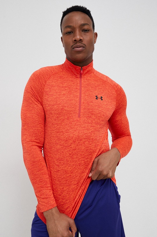 Under Armour hanorac de antrenament Tech 2.0 melanj rosu 1328495