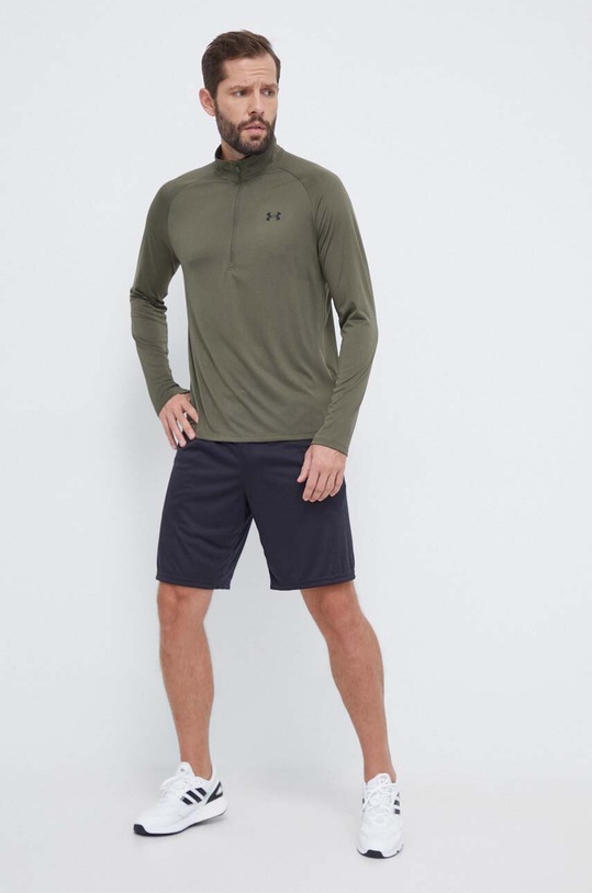 Tréningová mikina Under Armour Tech 2.0 1328495 zelená SS25
