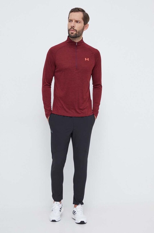 Under Armour hanorac de antrenament Tech 2.0 1328495 burgundia SS25