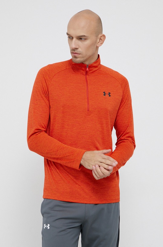 Under Armour bluza treningowa Tech 2.0 bez kaptura pomarańczowy 1328495