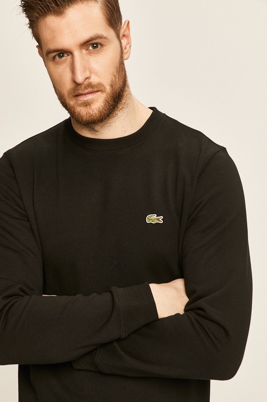 Lacoste - Bluza imprimeu negru SH4385