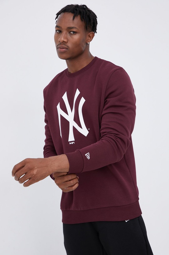 New Era Bluza pozostałe bordowy 11863703