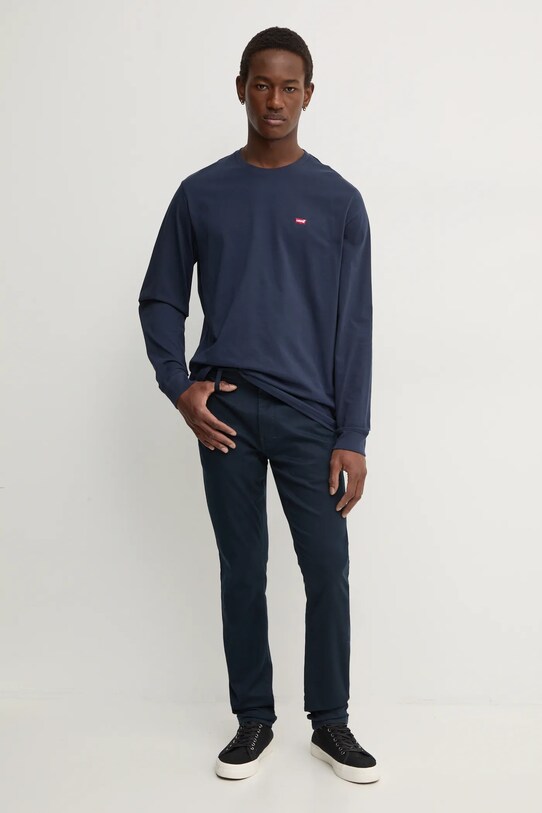 Levi's - Pánske tričko s dlhým rukávom 72848.0001 tmavomodrá AW20