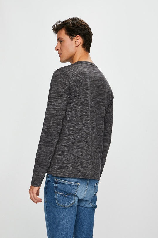 Oblečenie s. Oliver - Pánske tričko s dlhým rukávom 20.810.31.4536 sivá