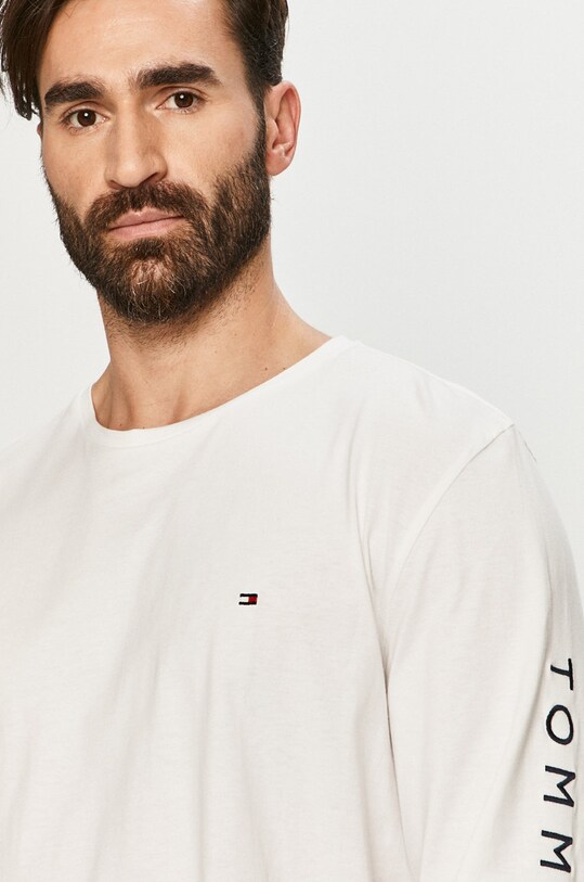 Tommy Hilfiger - Лонгслів білий MW0MW09096