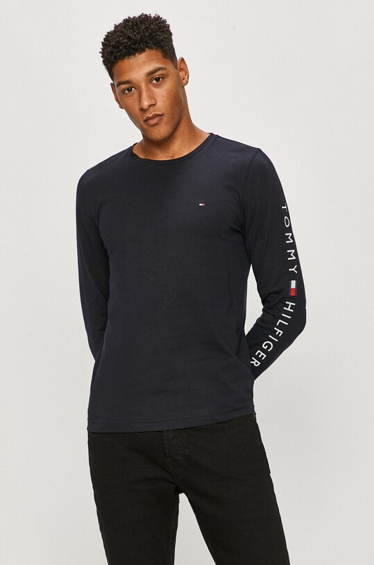 Tommy Hilfiger - Лонгслив regular тёмно-синий MW0MW09096
