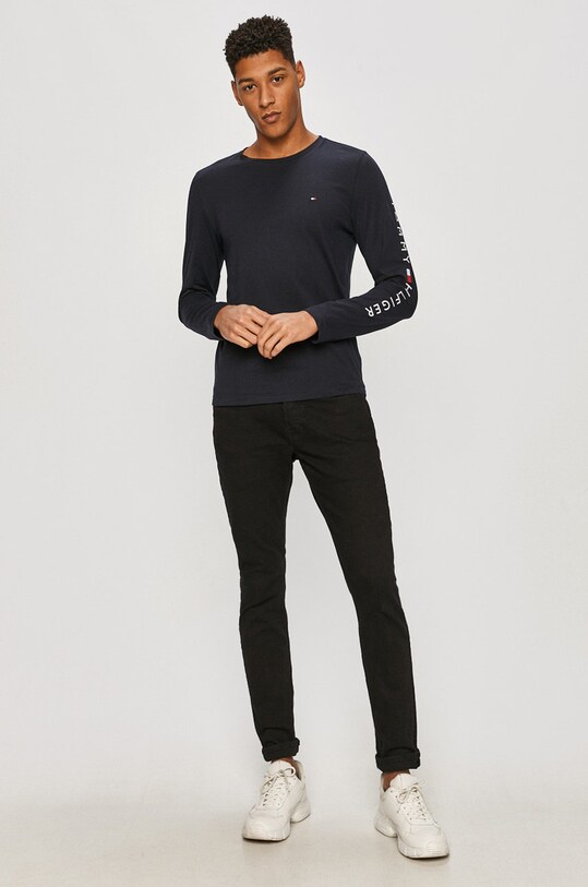 Tommy Hilfiger - Лонгслив MW0MW09096 тёмно-синий AW20