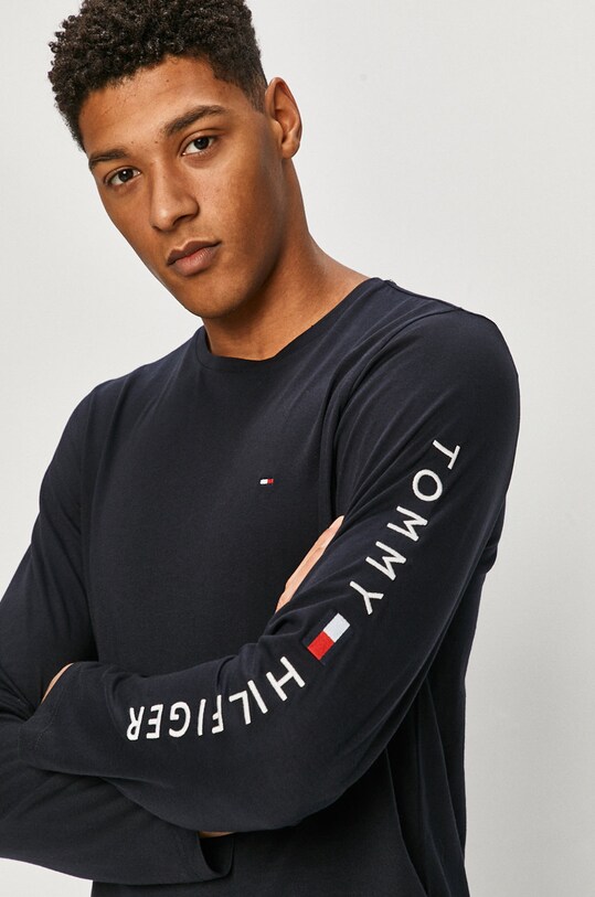 Tommy Hilfiger - Лонгслив тёмно-синий MW0MW09096