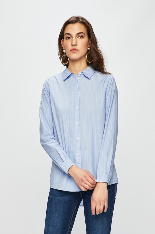 Košile Jacqueline de Yong hladký modrá 15149877