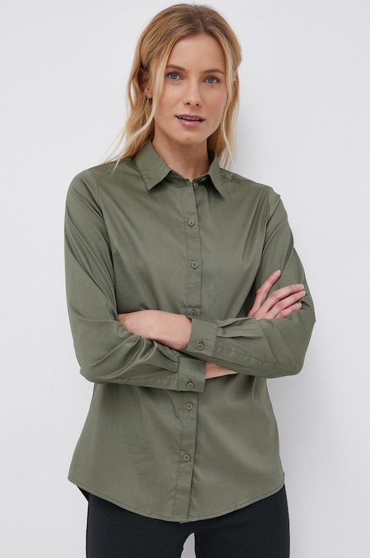 Jacqueline de Yong Cămașă lung verde 15149877